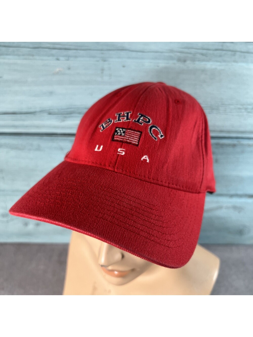 Beverly Hills Polo Club USA Red Baseball Cap Flex Fit  - 1348-2S￼